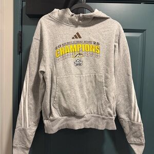 adidas 2025 NCAA Hockey Western Michigan National Champions Hoodie - Small